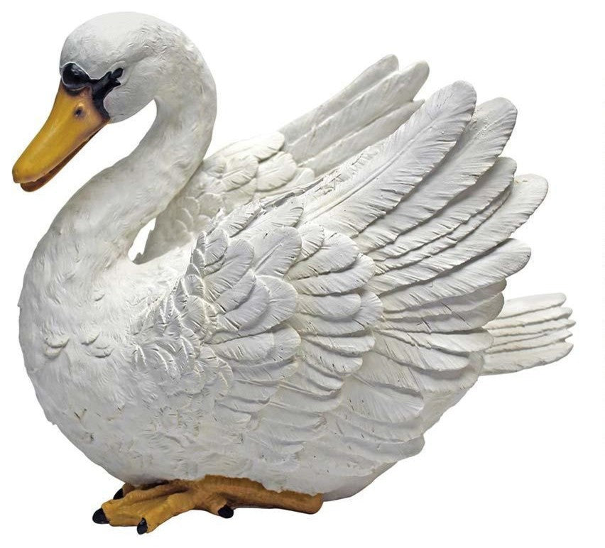 Swan Plumage Garden Statue