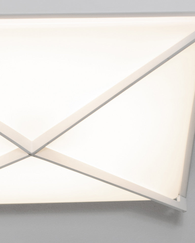 Pearson LED Flush Mount, White, 16"