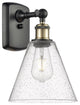 Innovations 516-1W-BAB-GBC-84 1-Light Sconce, Black Antique Brass