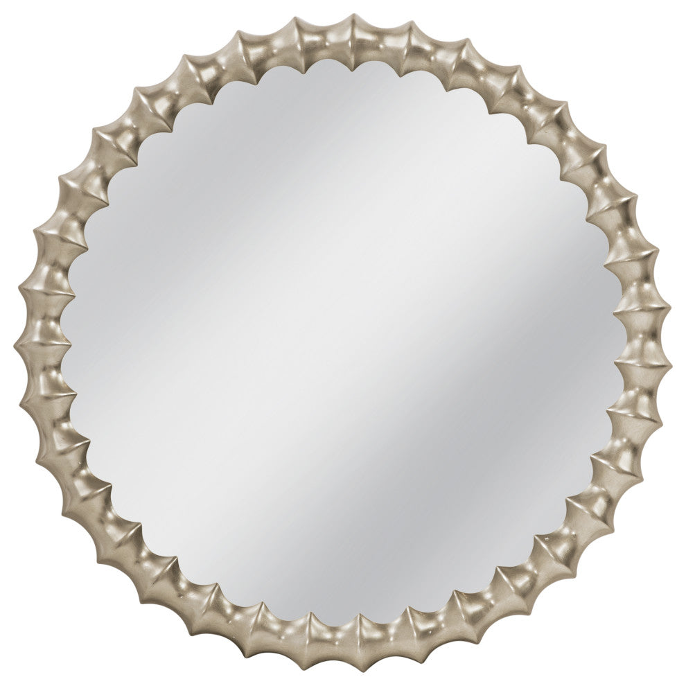Max Wall Mirror Antique Silver