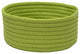 Colonial Mills Basket Simply Home Solid Bright Green Round