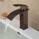 Fontana Paita Oil Rubbed Bronze Deck Mount Single Handle Bathroom Sink Faucet