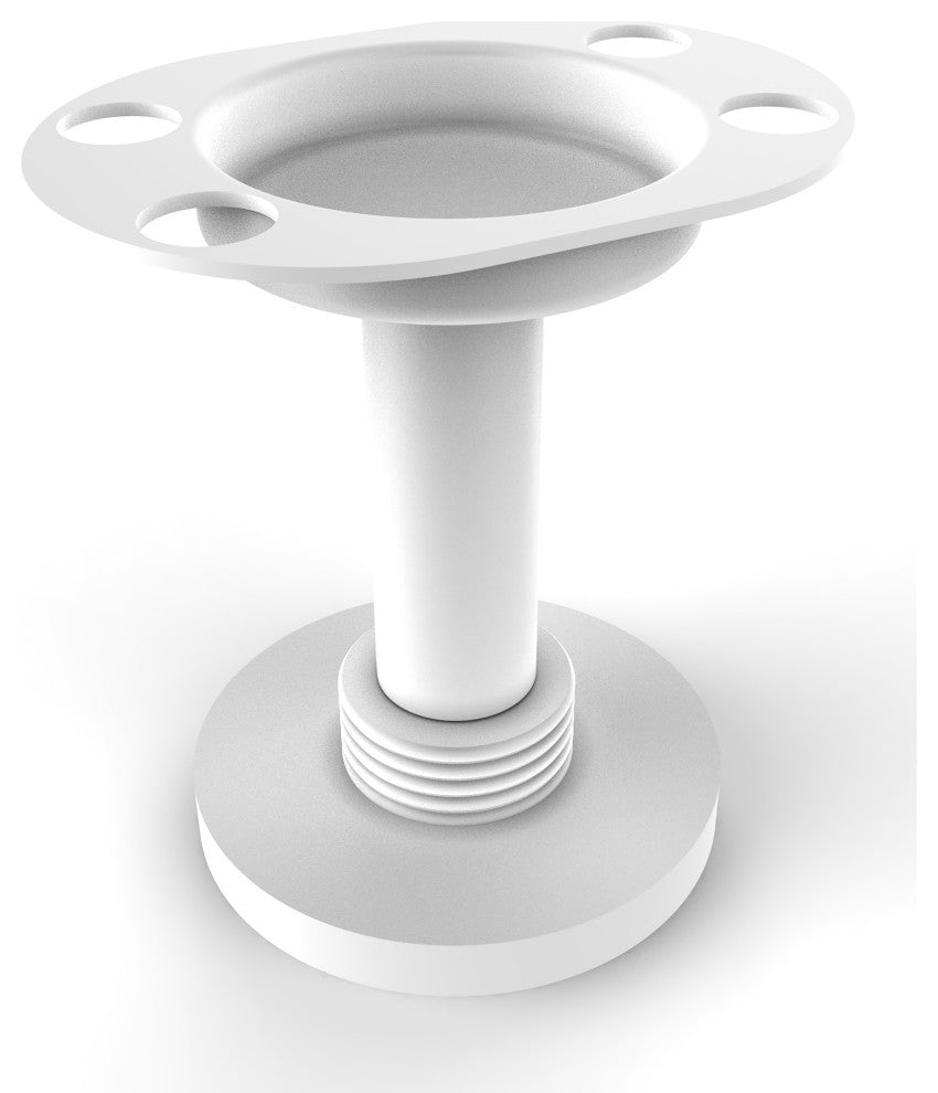 Vanity Top Tumbler and Toothbrush Holder, Matte White