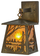 7"W Quiet Pond Hanging Wall Sconce
