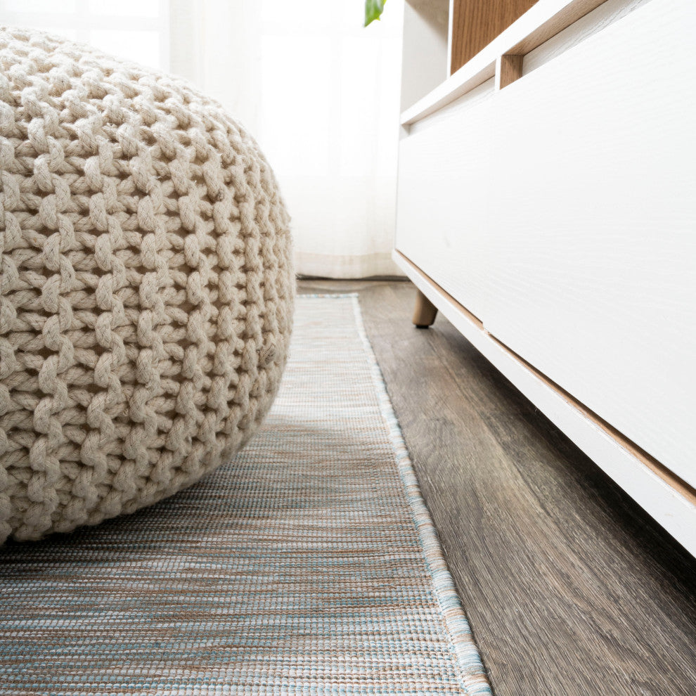 Ethan Modern Flatweave Solid, Gray, 9 X 12