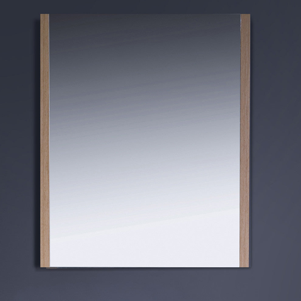 Torino Mirror, White, 26"