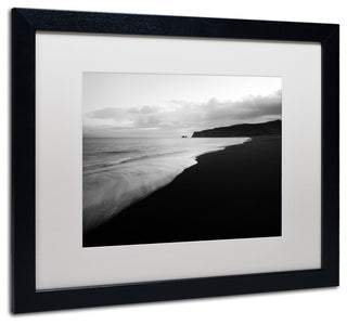Philippe Sainte-Laudy 'On the Black Beach' Matted Framed Art
