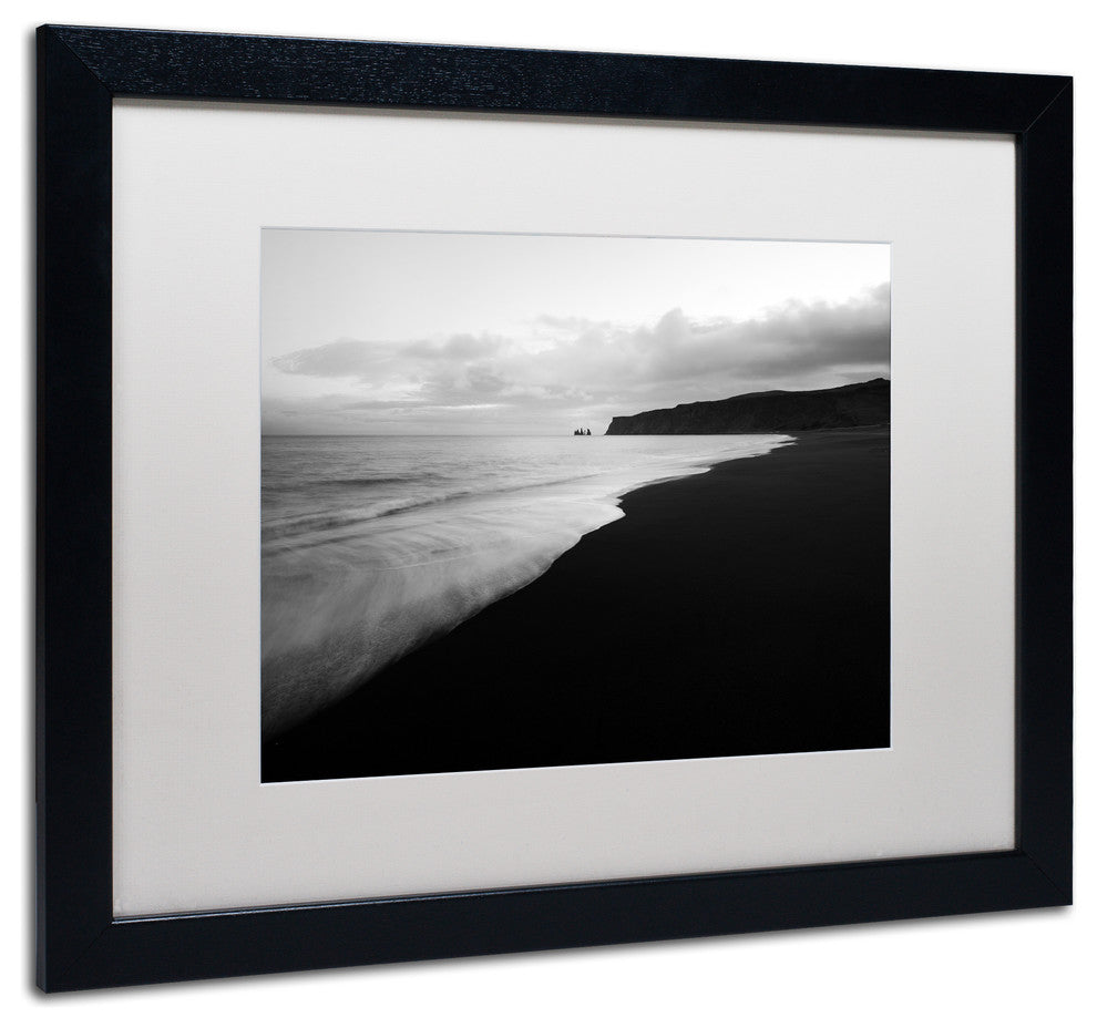 Philippe Sainte-Laudy 'On the Black Beach' Matted Framed Art