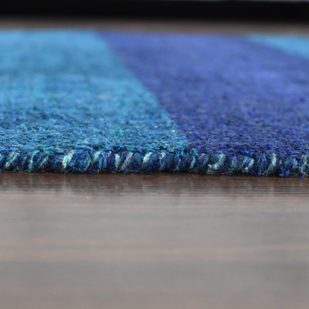 HAND KNOTTED LOOM SILK AREA RUGS-2'6''x12',Runner,Multicolor,Contemporary
