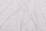 Low-Pile Pierce Ivory/Beige Rug, Ivory, 5'3"x8'