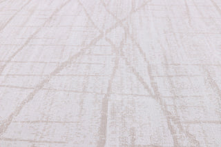 Low-Pile Pierce Ivory/Beige Rug, Ivory, 5'3"x8'