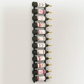 vidaXL Wall Wine Rack Bottle Holder for 12 Bottles Wall Mounted Wine Storage