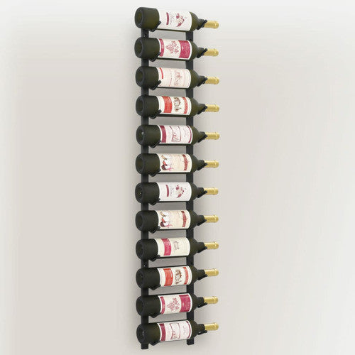 vidaXL Wall Wine Rack Bottle Holder for 12 Bottles Wall Mounted Wine Storage