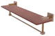 Montero 22" Solid Wood Shelf with Integrated Towel Bar, Brushed Bronze
