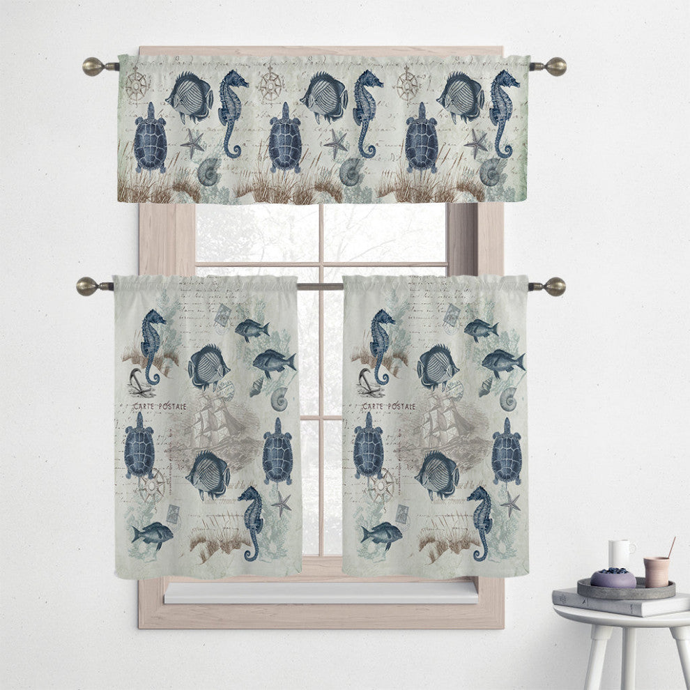 Seaside Postcard Kitchen Tier Set