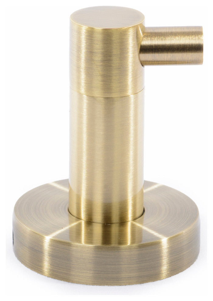 Venezia Series Single Robe Hook, Chrome, Bronze
