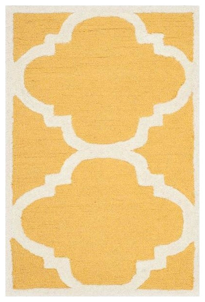 Safavieh Cambridge CAM140Q 8'' Round Gold Rug