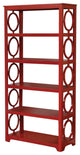 Zoey Contemporary Display Shelf, Red