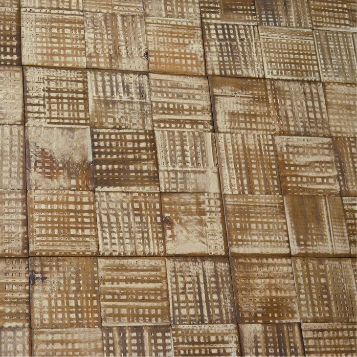Decorative Wood Panels, Box, Tracciata Bianco