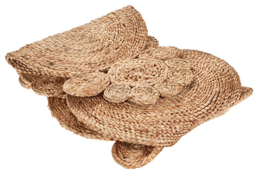 Connected Organic Jute Circles Table Runner