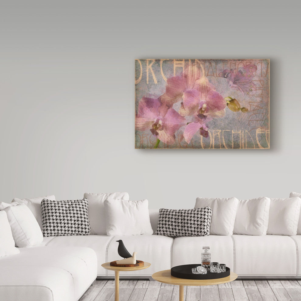 "Orchid I" by Cora Niele, Canvas Art, 30"x47"