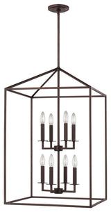 Perryton 8-Light Hall / Foyer, Bronze