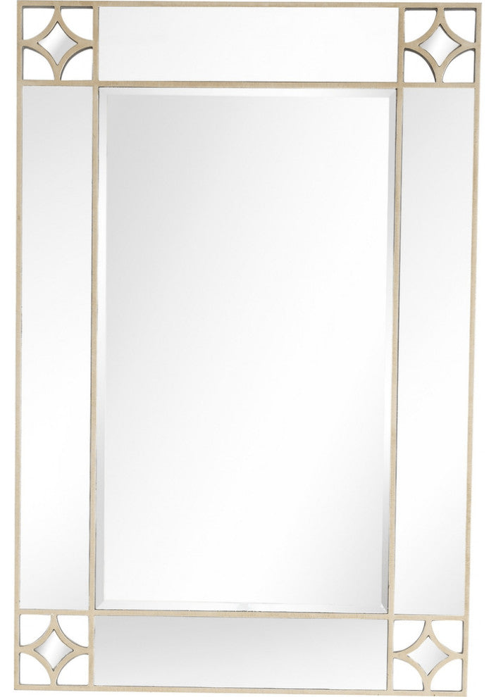Champagne Finish Wall Mirror