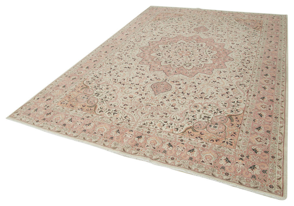 Rug N Carpet - Handmade Turkish 6' 11'' x 10' 3'' Unique Area Rug