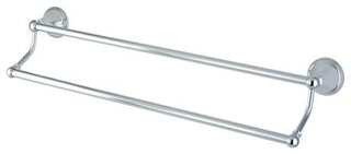 Kingston Brass 24" Dual Towel Bar, Polished Chrome