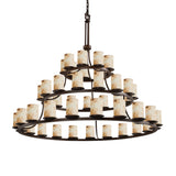 DAKOTA 45-Light 3-Tier Ring Chandelier