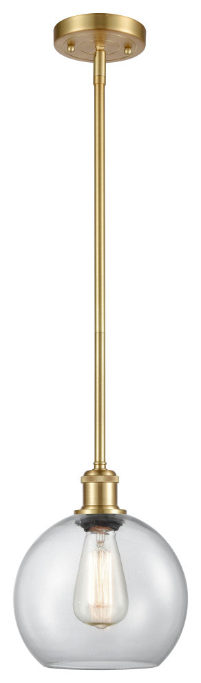 Innovations Lighting 516-1S-SG-G122-8-LED Athens 1 Light 8" Mini Pendant