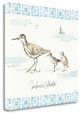 "Sandpiper Sea II" By Anne Tavoletti, Giclee Print on Gallery Wrap Canvas