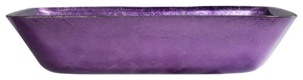 Eden Bath EB_GS78 Rectangular Purple Foil Glass Vessel Sink