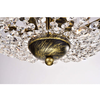 Claire Crystal Glass Beads 6-light Chandelier