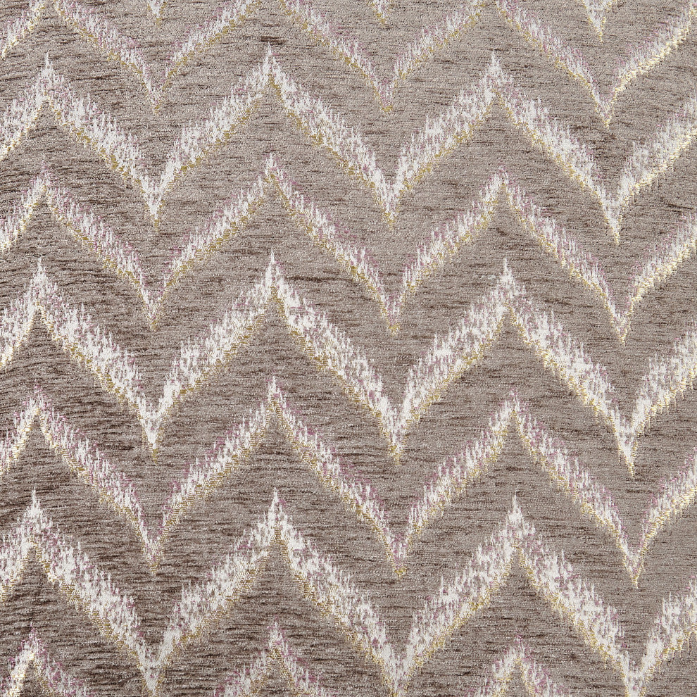 Jacquard Chenille Pillow Covers, 2-Piece Set, Light Brown, 14"x26"