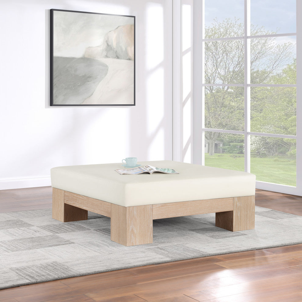 Charleville Black Coffee Table, Natural