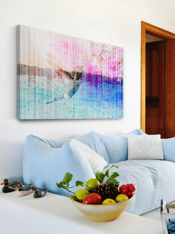 "Humming Bird" Fine Art Canvas Print, 36"x24"