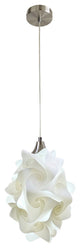 Chi Pendant Light, Nickel, Small