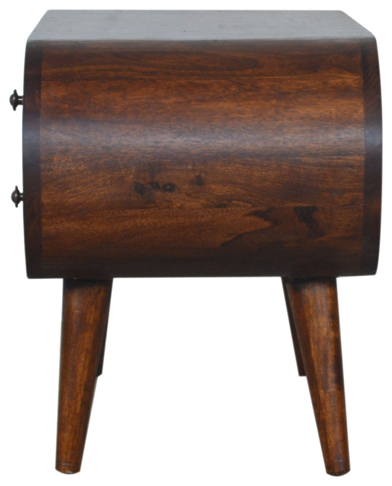 Chestnut Circular Media Unit