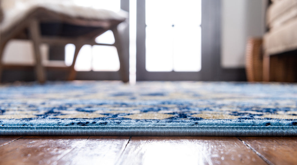 Unique Loom Light Blue Oasis Taftan 6'x9' Area Rug