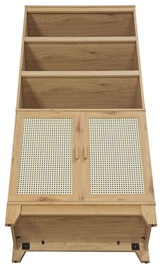 Manhattan Comfort Sheridan Bookcase Cabinet, Set of 2