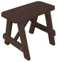 Pine Traditional Picnic Bench, Walnut Stain, 2 Foot