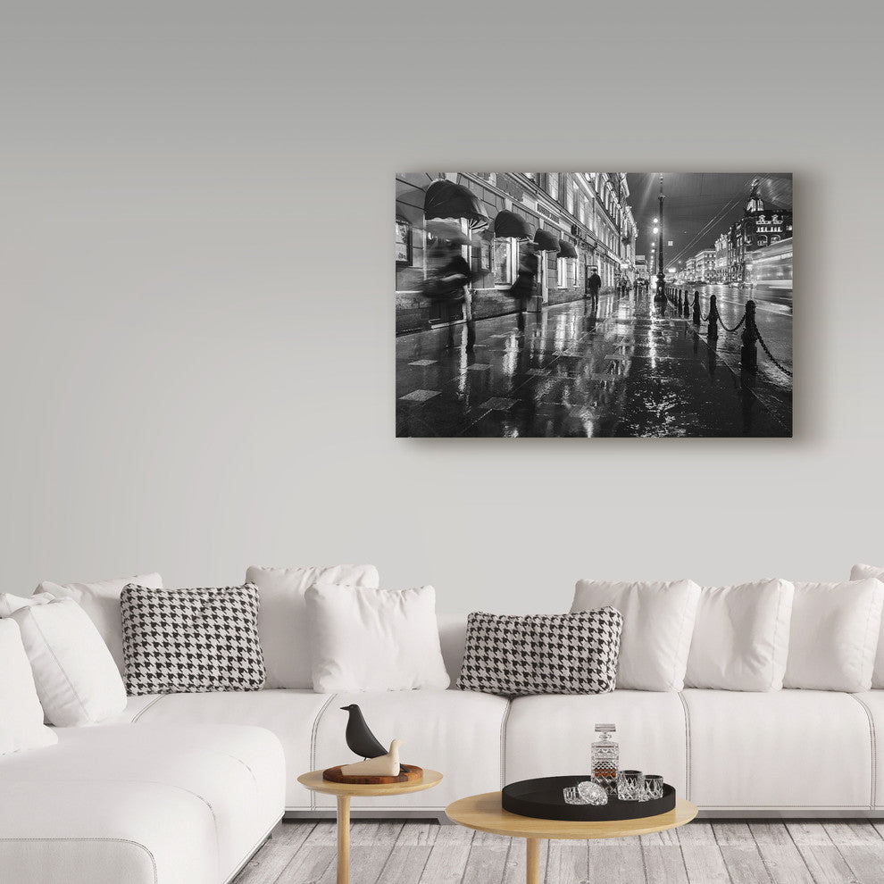 Irina Sen 'Pavement Ghosts' Canvas Art, 32"x22"