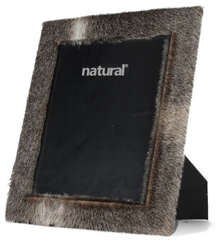 Durango Cowhide Picture Frame, 8"x10", Gray