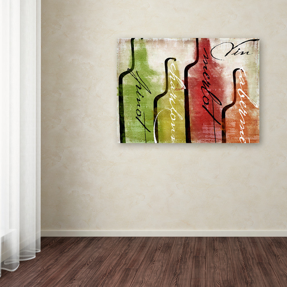 Color Bakery 'Wine Tasting I' Canvas Art, 47"x35"