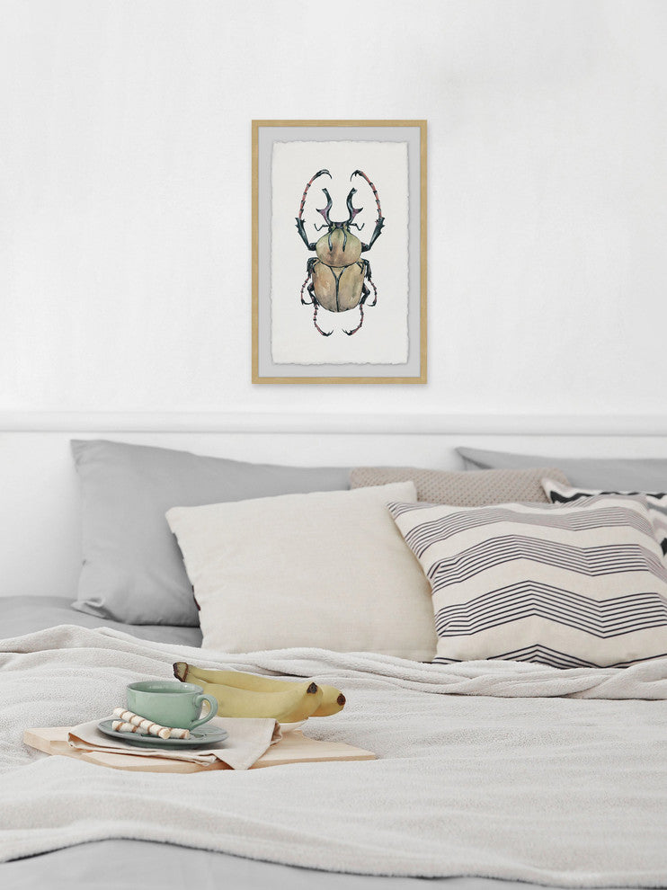 "Beefy Beetle" Framed Painting Print, 24"x36"