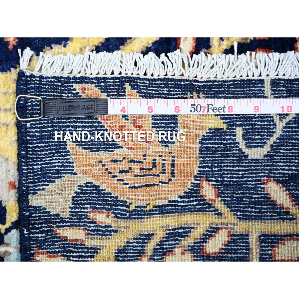 Wool Hand Knotted Bird of Paradise Peshawar Soft Wool Oriental Rug, 3'11"x5'7"