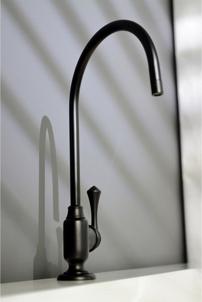 Kingston Brass Single-Handle Water Filtration Faucet, Matte Black