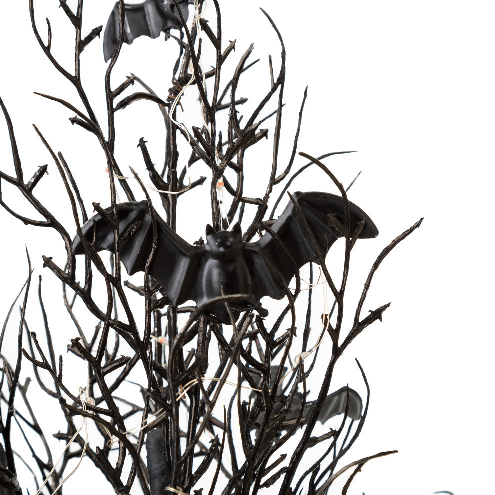 20"H Halloween Lighted Bats Table Tree Decor