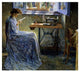 "The Romance of One Seamstress" Digital Paper Print by Umberto Boccioni, 32"x29"